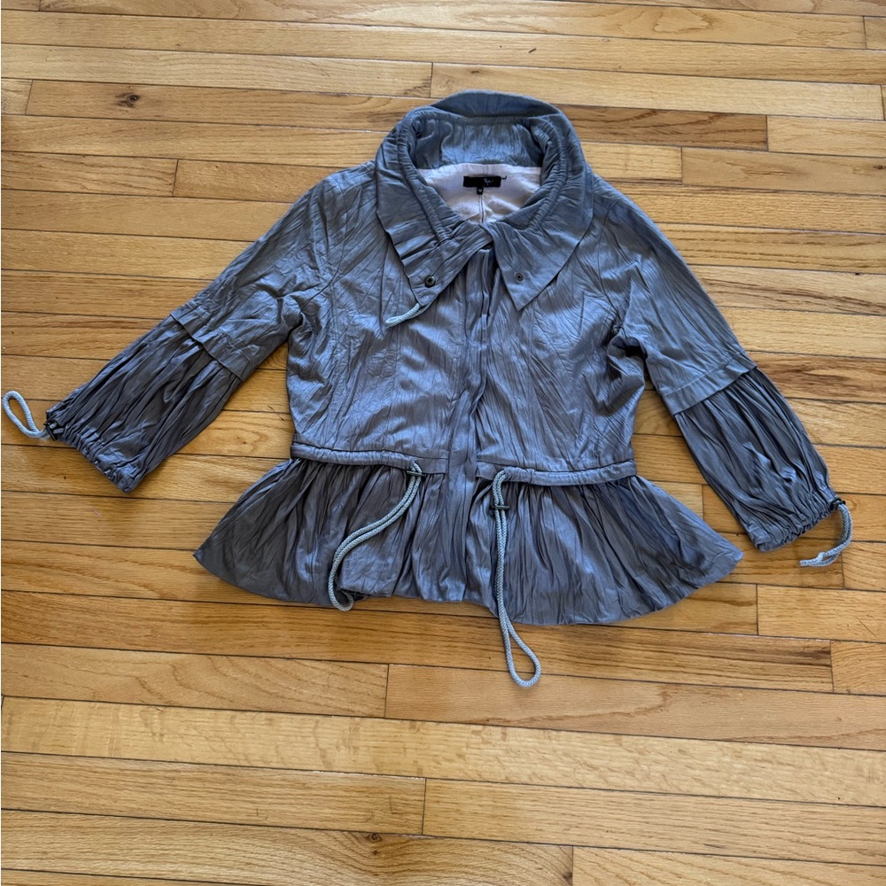 Ryu Women's Gray Utility Jacket Size Medium